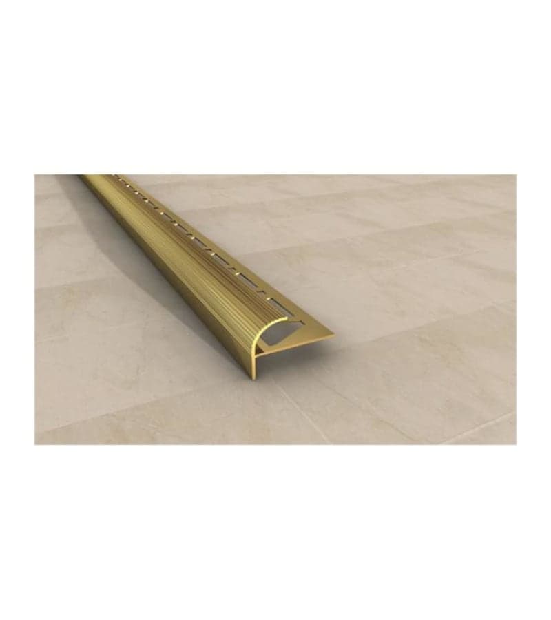 ალუმინის კუთხე F SMT-1045 12მმ 2,7მ ოქროსფერი მწარ. SAMET