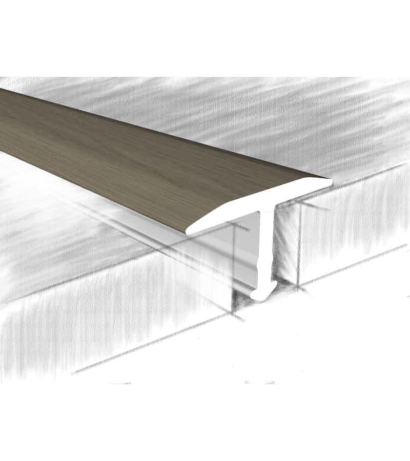 ალუმინის კუთხოვანა T 13X6მმ #324-408К 0,90მ ЯсеньТемный მწარ. KTM