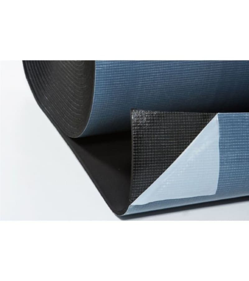 კაუჩუკის საიზოლაციო ღრუბელი თვითწებვადი 6მმ X120სმ (36m2) მწარ. ODE