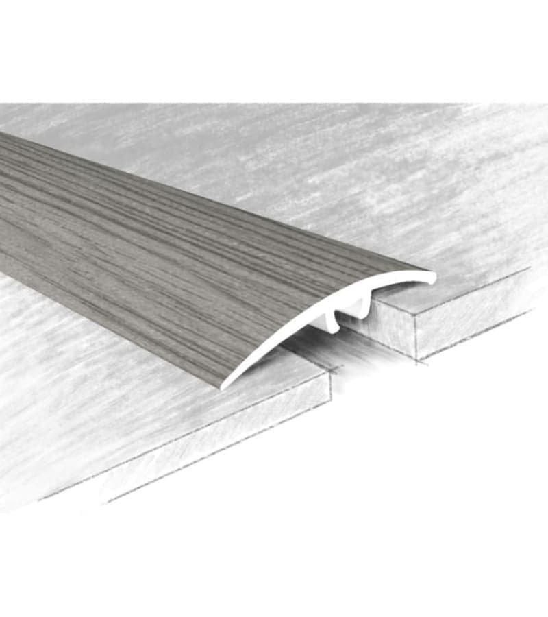 ლამინატის გადასაბმელი ალუმინის თვითწებადი 41მმ #72-620К 0,90მ Дуб Тобакко მწარ. KTM