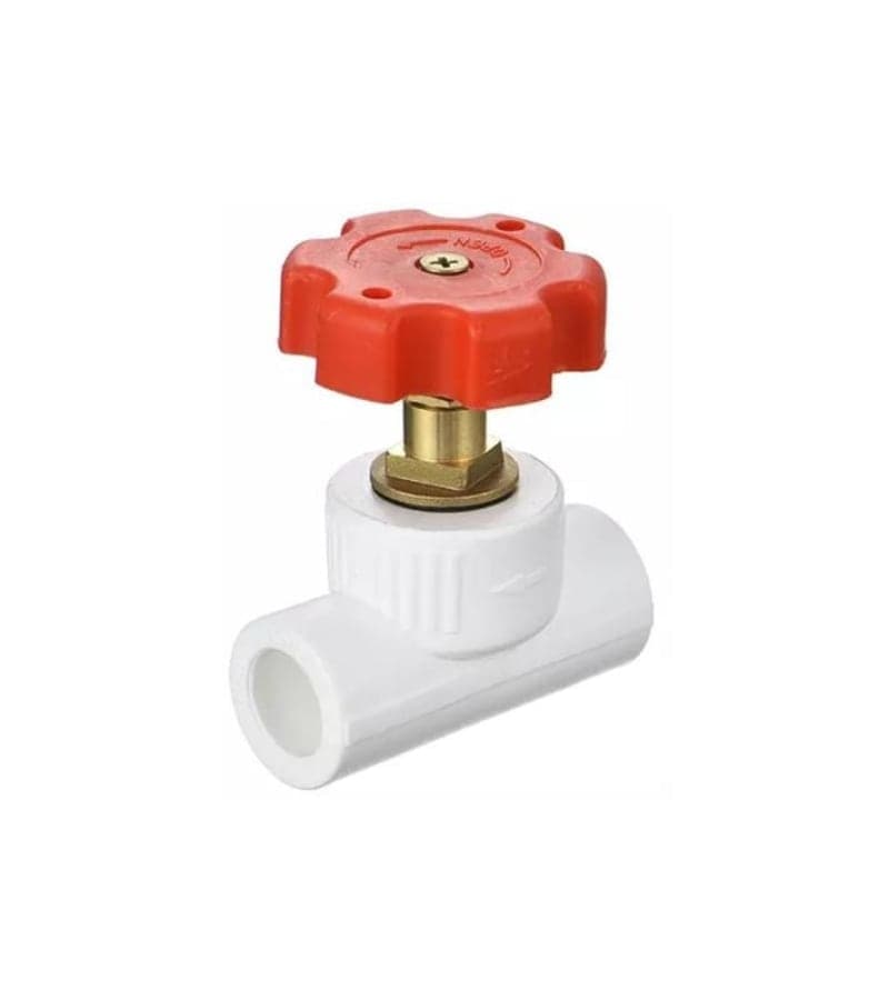 ვინტილი BR 20 მმ თითბ. თეთრი MODUS