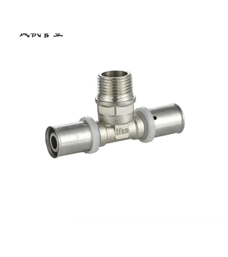 სამკაპი თითბერის 16*1/2 მმ გარე ხრახნით სისტემა Pressing MODUS