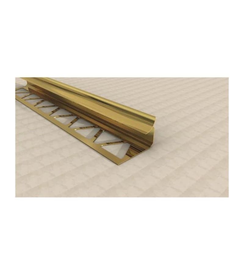 ალუმინის შიგა კუთხე კაფელის SMT-1010 10მმ 2,7მ ოქროსფერი მწარ. SAMET