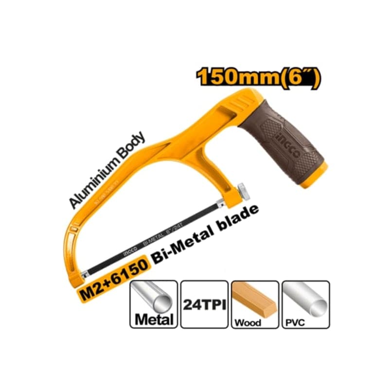 მეტალის საჭრელი ხერხი 150 მმ INGCO MHHF1503