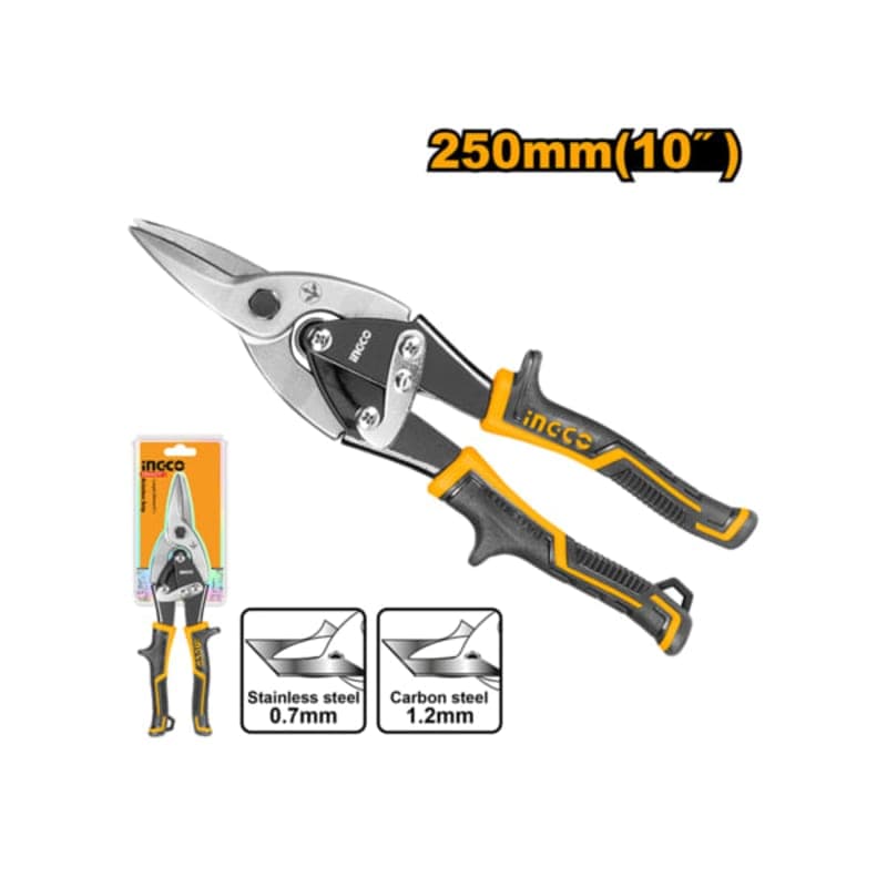 თუნუქის საჭრელი მაკრატელი 250 მმ INGCO HTSN0110S