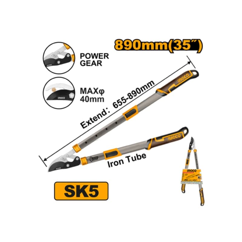 ტელესკოპური საჭრელი მაკრატელი 650-850მმ INGCO(HLTS7608)