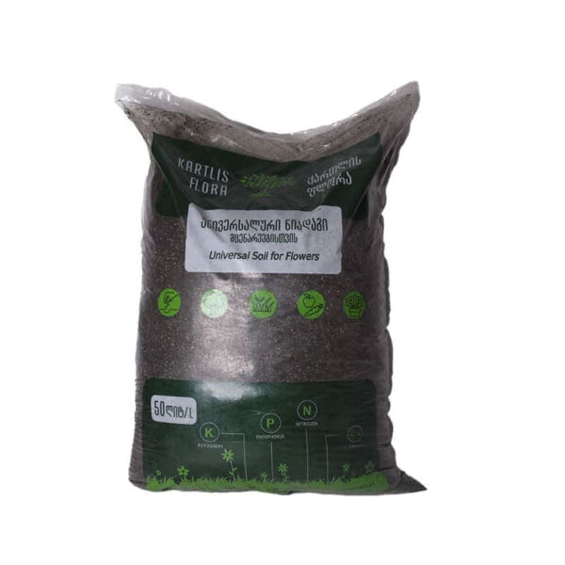 უნივერსალური ნიადაგი მცენარეებისთვის(50 ლ)