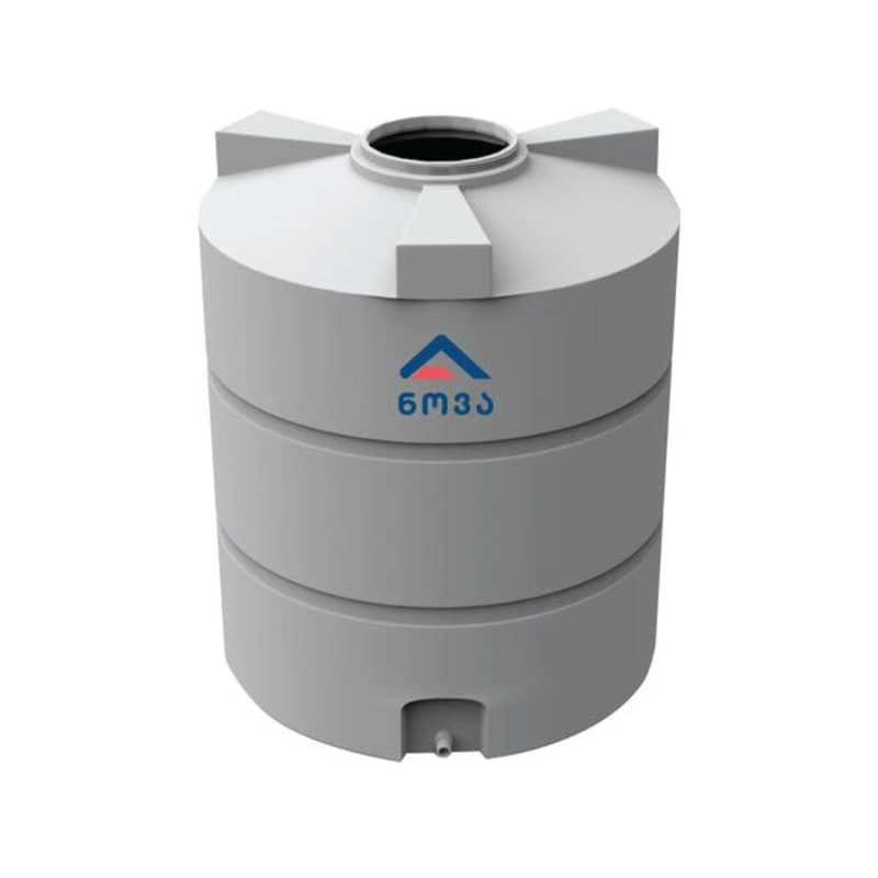 300 ლ ერთშრიანი ნატურალი (თეთრი) ცილინდრულ-ვერტიკალური ავზი NOVA