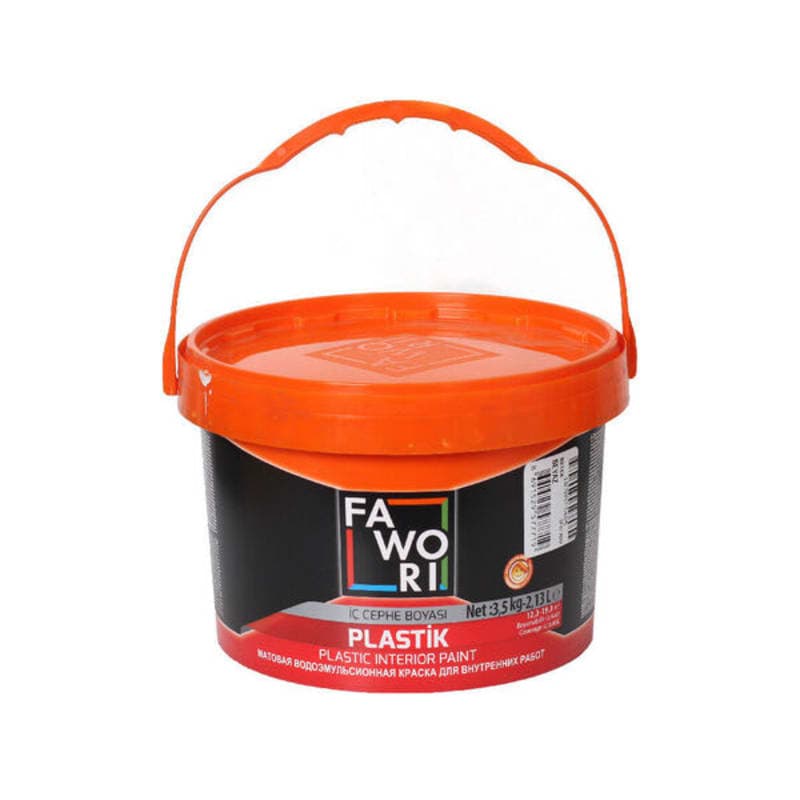 10კგ საღებავი თეთრი FAWORI PLASTIC PAINT