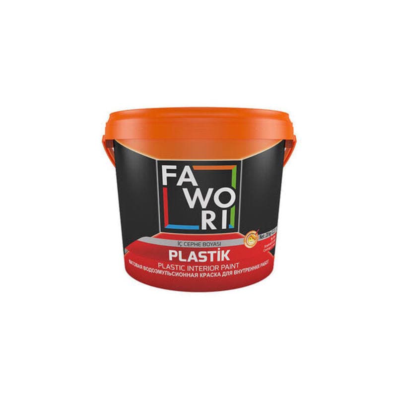 20კგ საღებავი თეთრი FAWORI PLASTIC PAINT