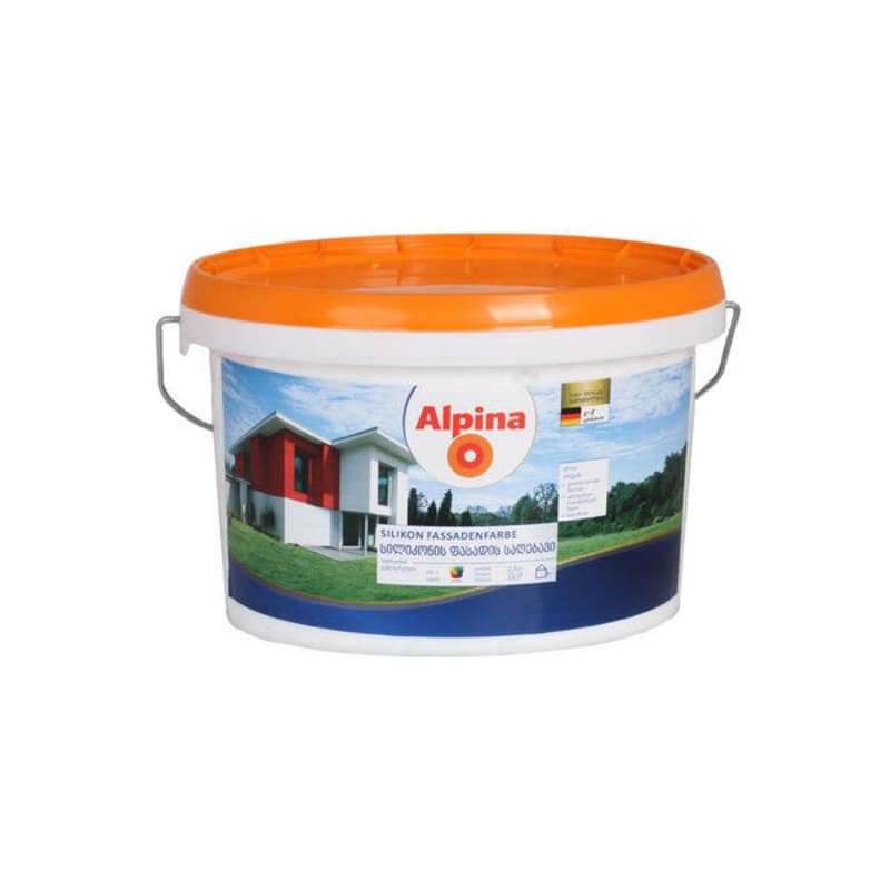 15ლ ფასადის სილიკონის საღებავი ALPINA ბ4