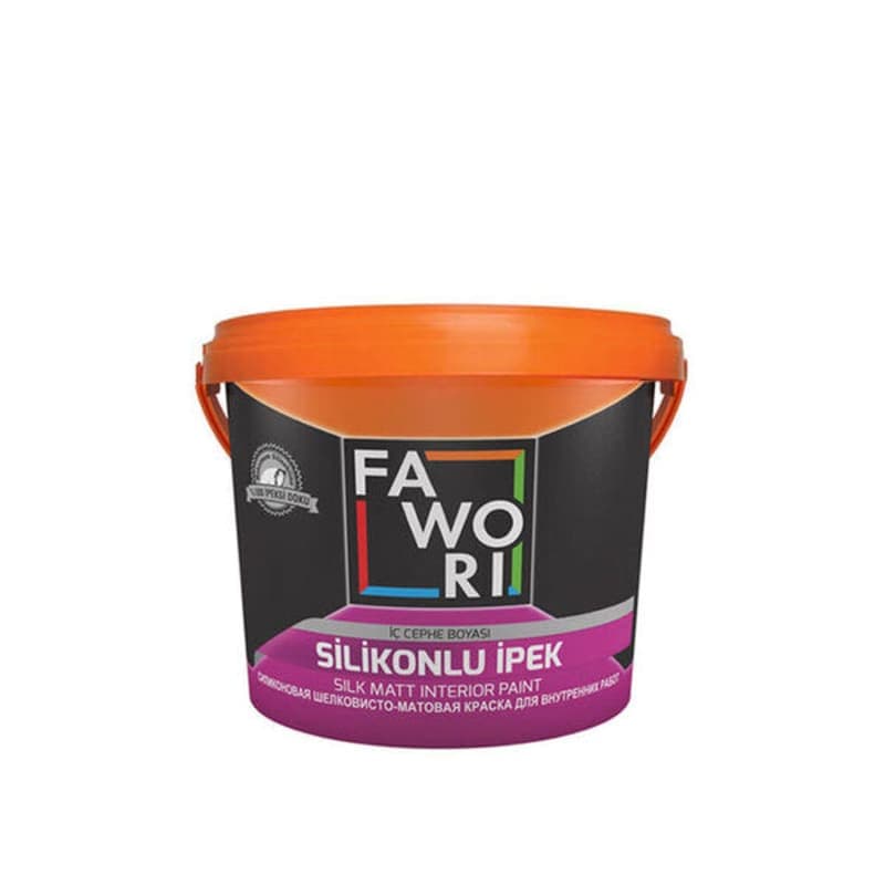 15 ლ ინტერიერის სილიკონიანი აბრეშუმისებრი საღებავი FAWORI