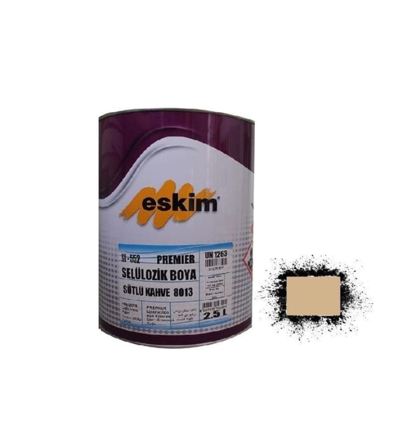 საღებავი Eskim Cellulozik Paint (8013) ღია ყავისფერი 2.5ლტ